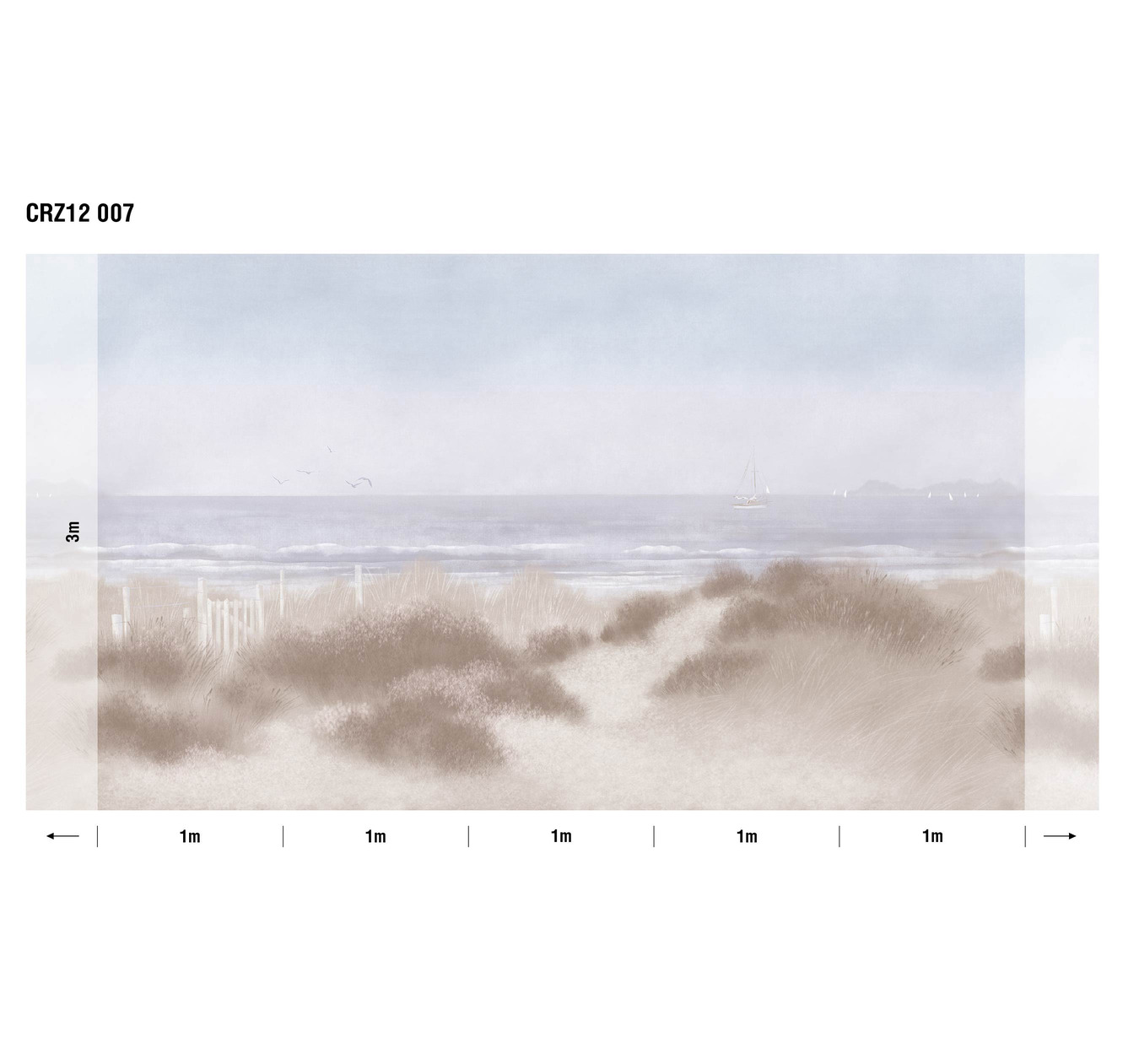 Панно Luna Круиз Утро на пляже CRZ12 007 3×5